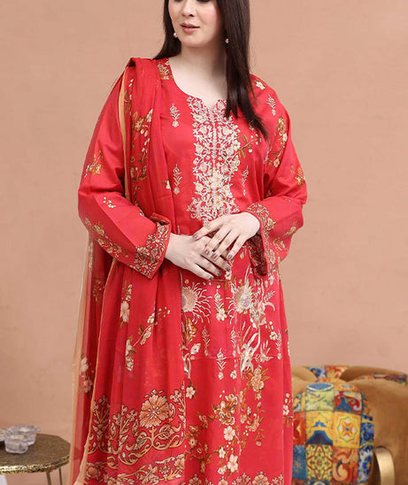 Shaista Noor-E-Libas Lawn`25 D#12