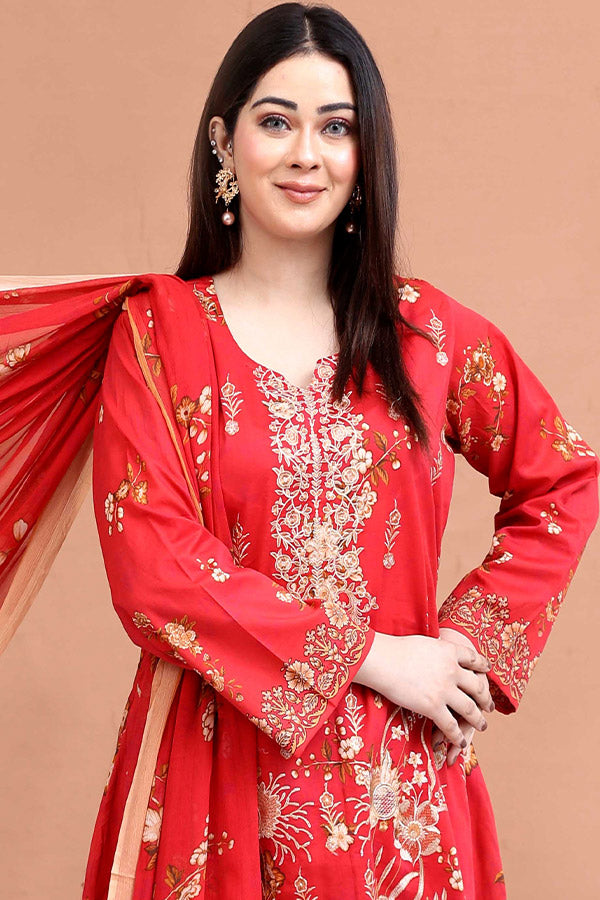Shaista Noor-E-Libas Lawn`25 D#12