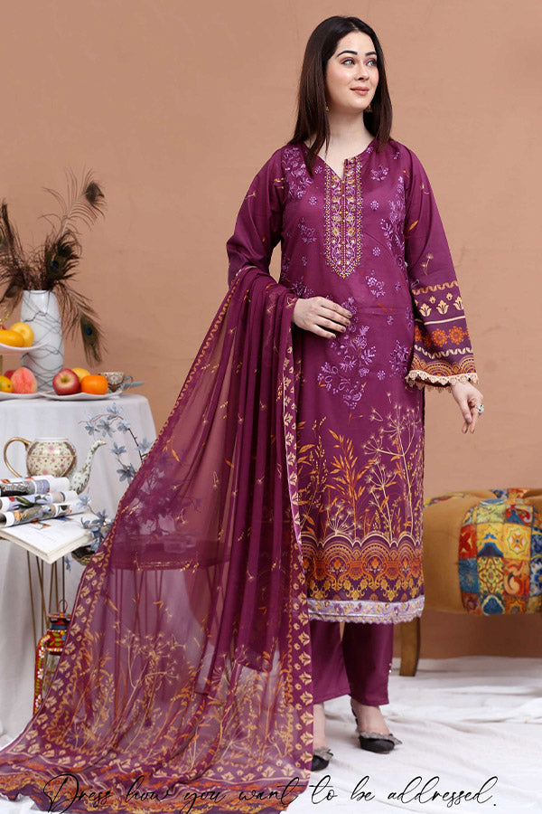 Shaista Noor-E-Libas Lawn`25 D#03