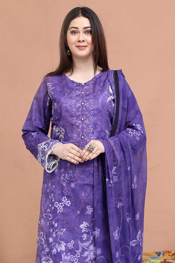 Shaista Noor-E-Libas Lawn`25 D#04