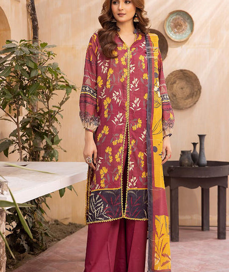 Shaista Print Lawn'24 D#490