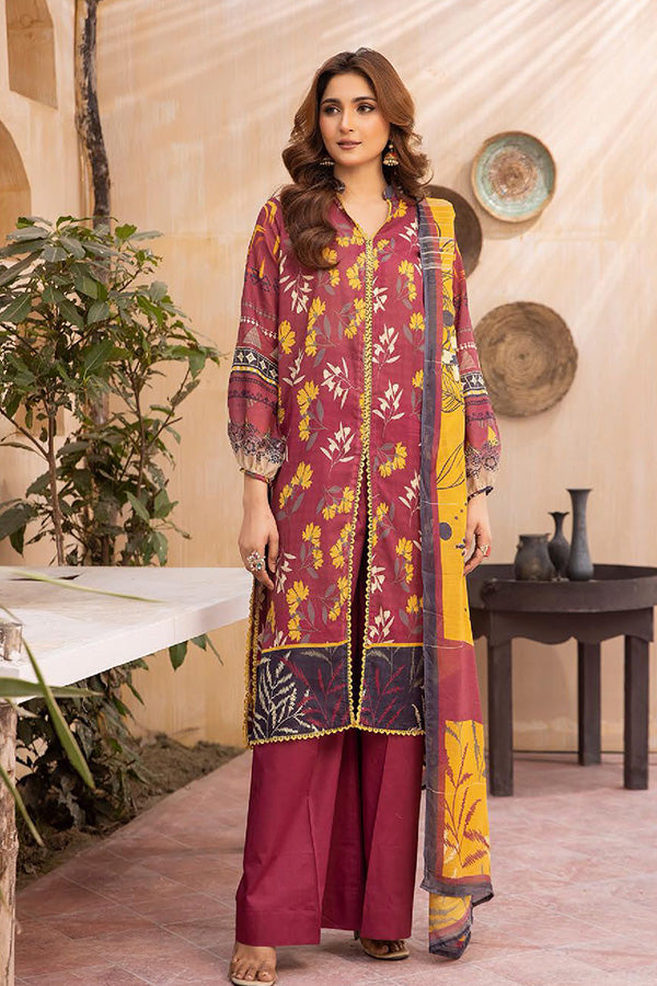 Shaista Print Lawn'24 D#490