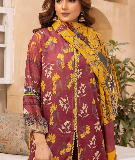 Shaista Print Lawn'24 D#490
