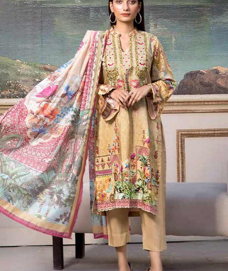 Shajar Emb Digital Viscose`20 D#2564