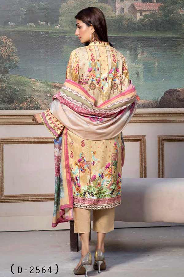 Shajar Emb Digital Viscose`20 D#2564