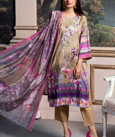 Shajar Emb Digital Viscose`20 D#2565