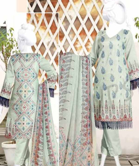 Shanaya Emb Dobby Lawn`22 D#8 Grey
