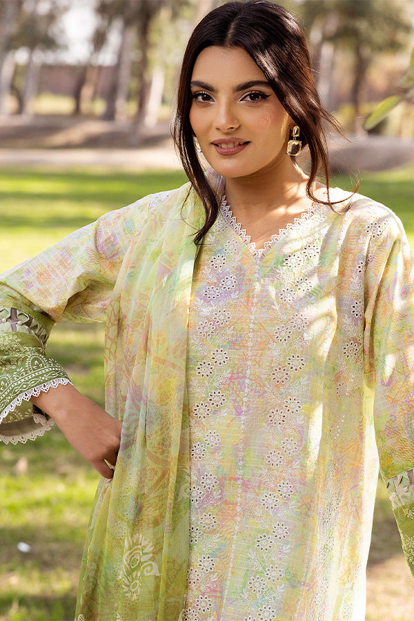 Shaista Chikankari Lawn'25 D#01