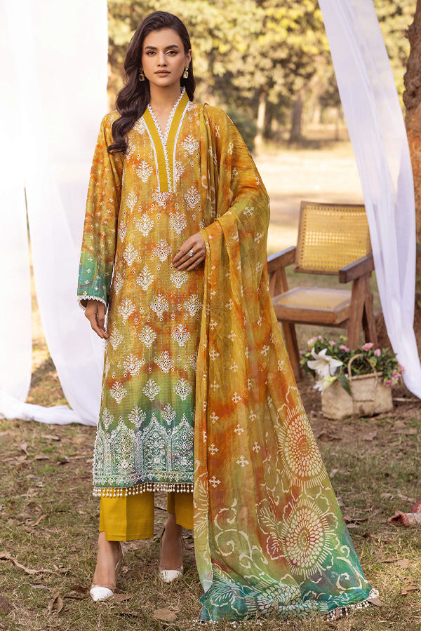 Shaista Chikankari Lawn'25 D#10