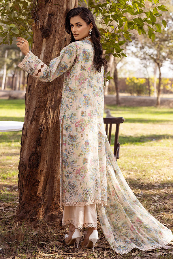 Shaista Chikankari Lawn'25 D#12