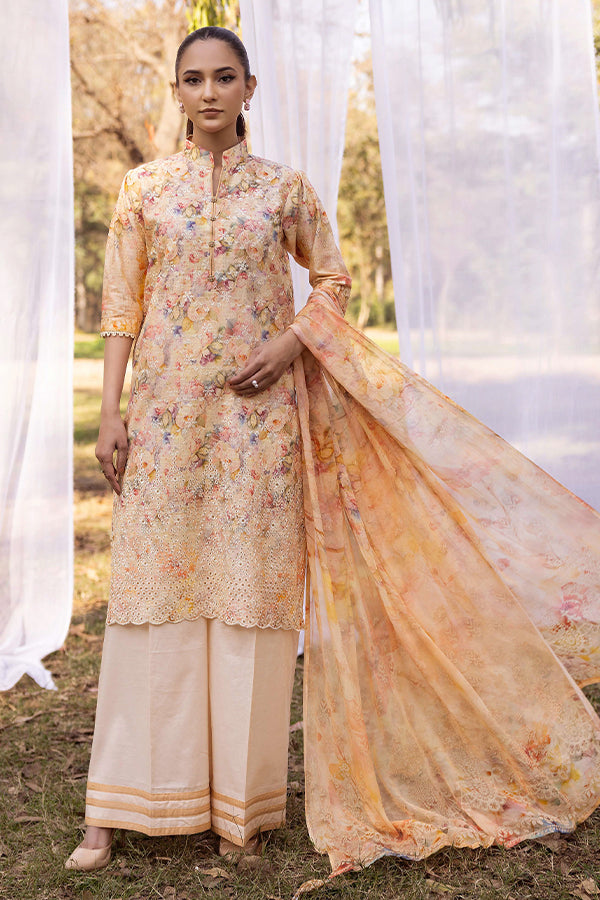 Shaista Chikankari Lawn'25 D#14