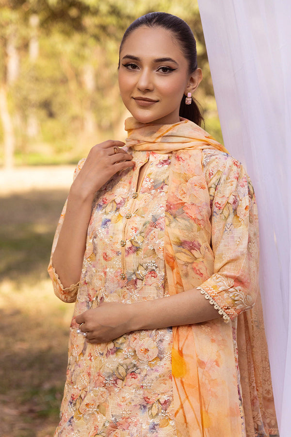 Shaista Chikankari Lawn'25 D#14