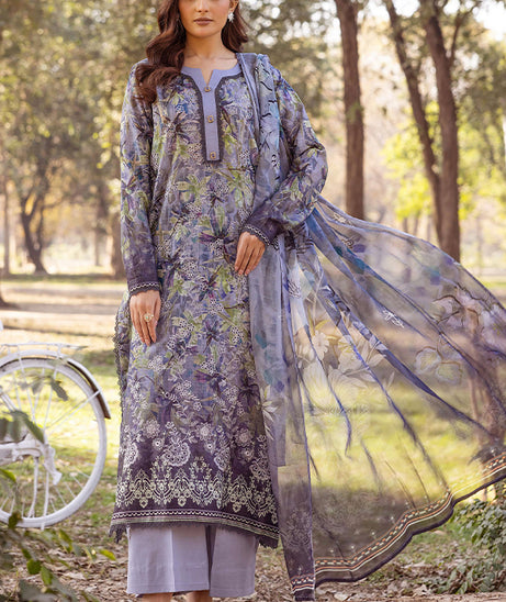 Shaista Chikankari Lawn'25 D#02