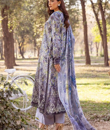 Shaista Chikankari Lawn'25 D#02