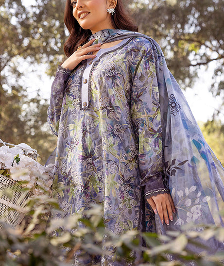 Shaista Chikankari Lawn'25 D#02