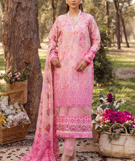 Shaista Chikankari Lawn'25 D#03