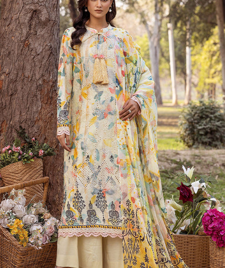 Shaista Chikankari Lawn'25 D#04