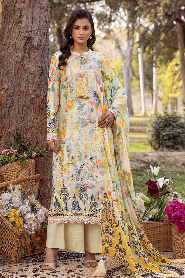 Shaista Chikankari Lawn'25 D#04