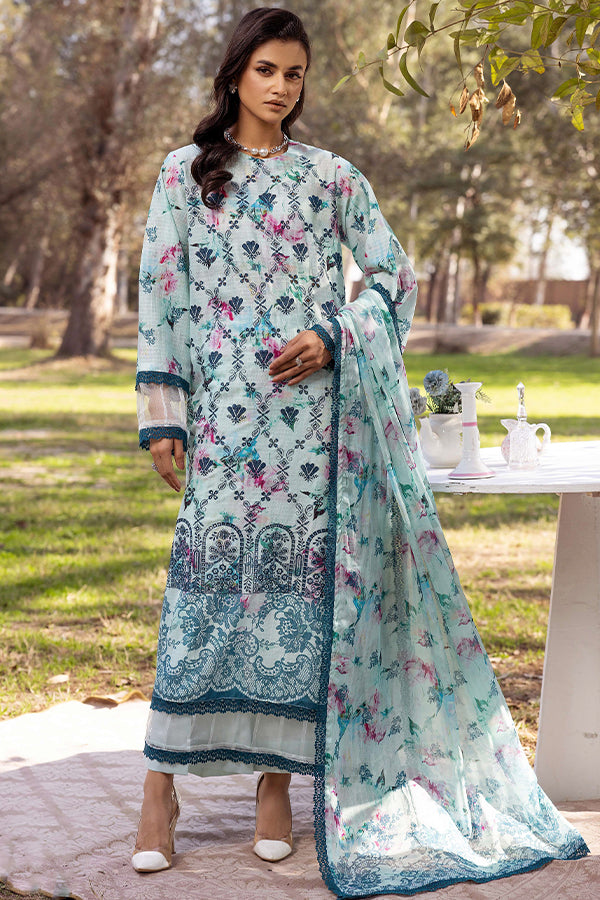 Shaista Chikankari Lawn'25 D#06