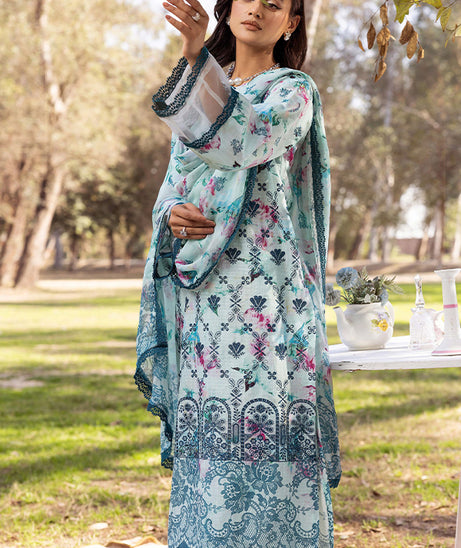 Shaista Chikankari Lawn'25 D#06