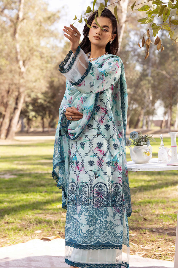 Shaista Chikankari Lawn'25 D#06