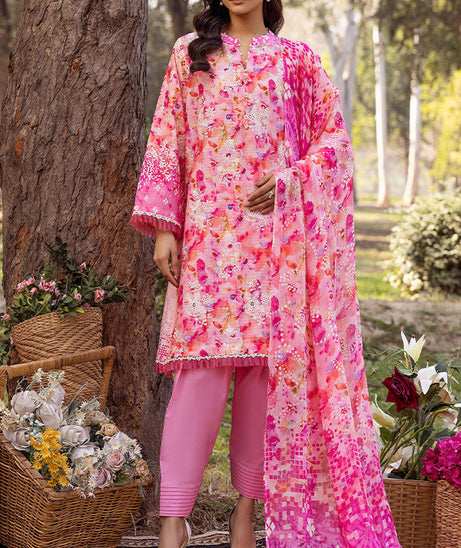 Shaista Chikankari Lawn'25 D#07