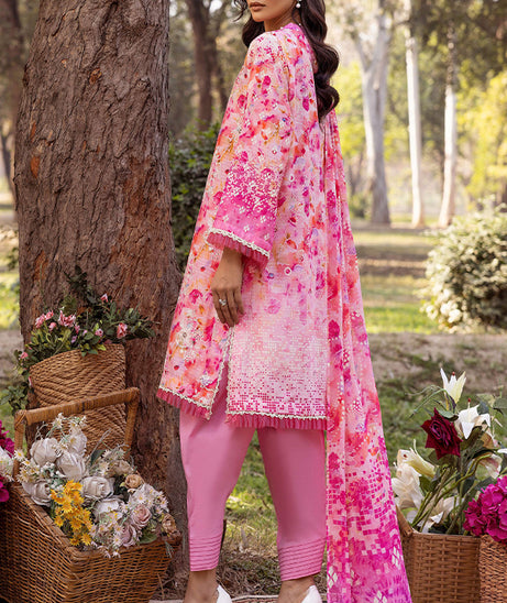 Shaista Chikankari Lawn'25 D#07