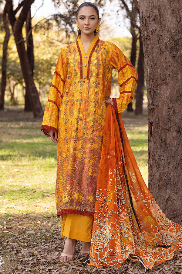 Shaista Chikankari Lawn'25 D#08