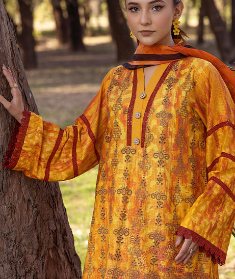 Shaista Chikankari Lawn'25 D#08