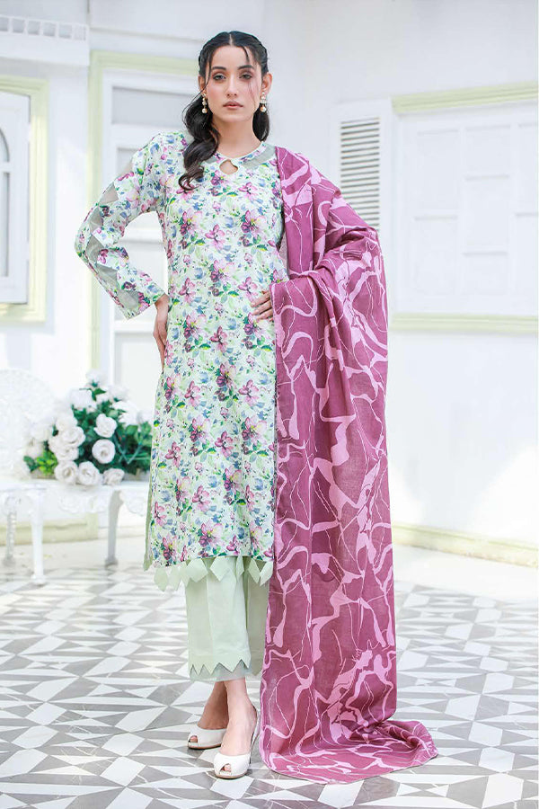 Sidra Aleem P/Series Lawn`24 SA#402