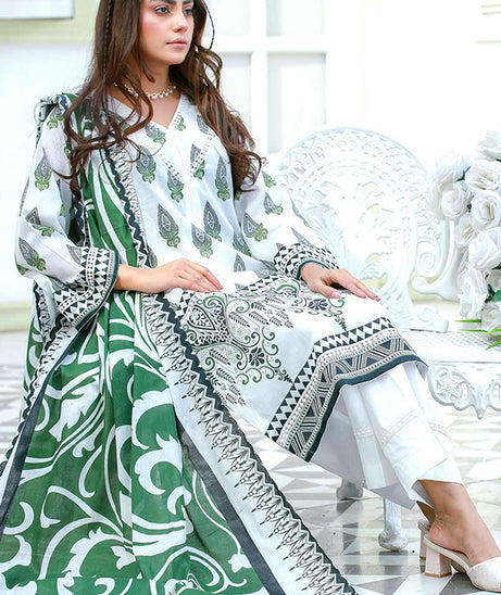 Sidra Aleem P/Series Lawn`24 SA#404