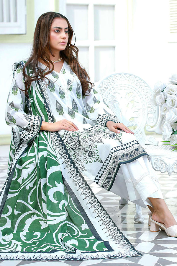 Sidra Aleem P/Series Lawn`24 SA#404