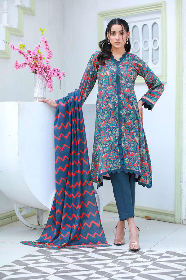 Sidra Aleem P/Series Lawn`24 SA#405