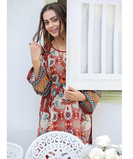 Sidra Aleem P/Series Lawn`24 SA#406