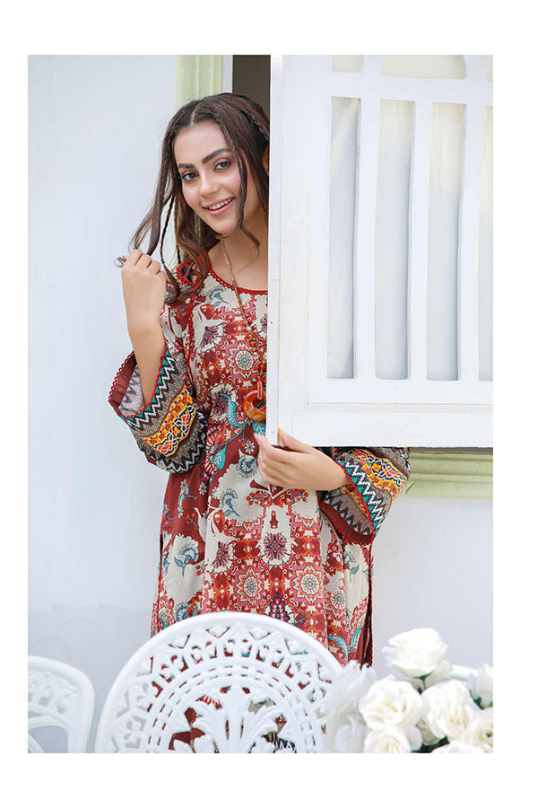 Sidra Aleem P/Series Lawn`24 SA#406