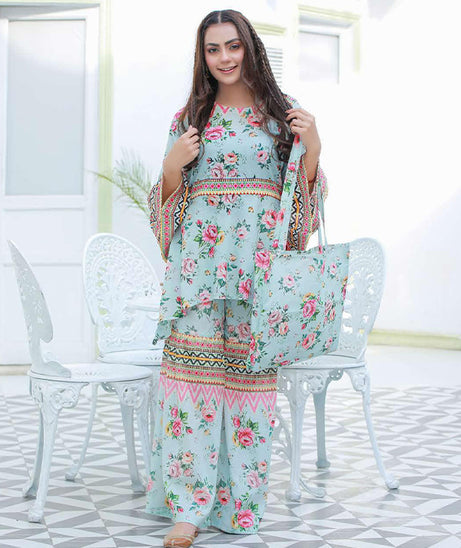 Sidra Aleem P/Series Lawn`24 SA#408