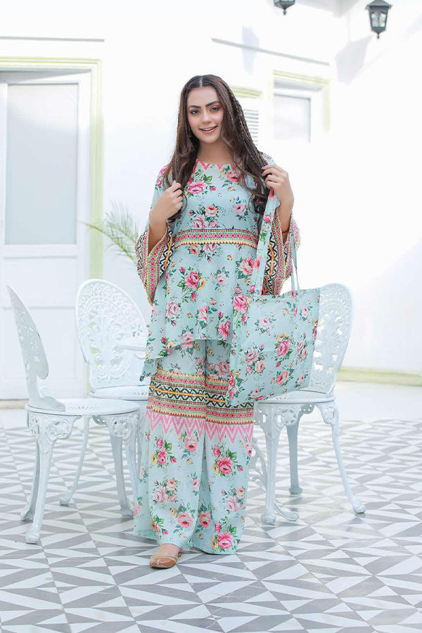 Sidra Aleem P/Series Lawn`24 SA#408