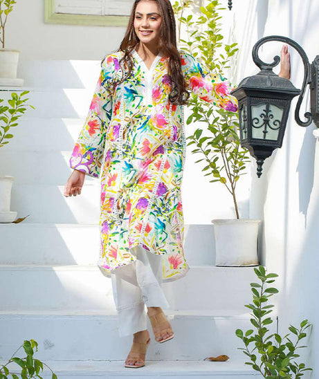Sidra Aleem P/Series Lawn`24 SA#410