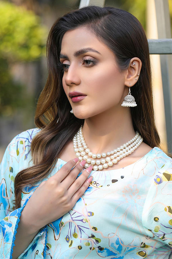 Sidra Aleem P/ Series Lawn`25 D #1 L Ferozi