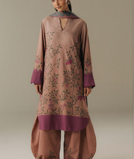 Coco By Zara Shahjahan Prints V-5`25 (D#4B)