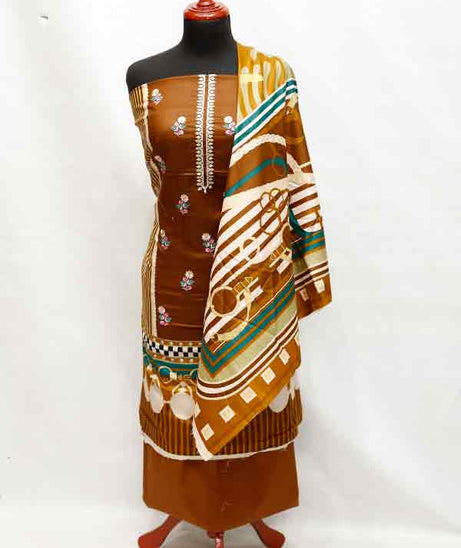Signature Icon Emb Lawn`20 D#609 Chocolate