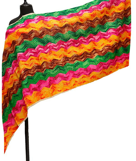 Silk Emb Dupatta D#4-1