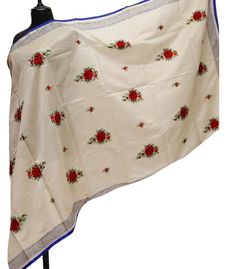 Silk Emb Dupatta D#5-1