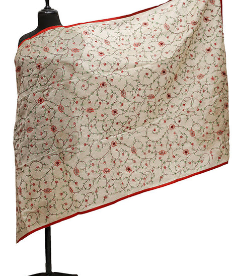 Silk Needle Work Dupatta D#1-10