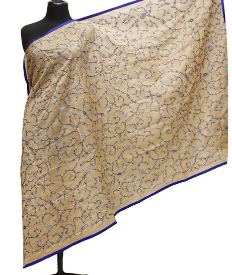 Silk Needle Work Dupatta D#1-02