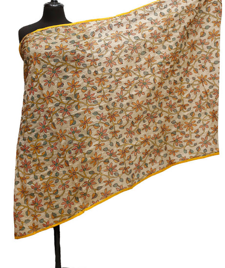 Silk Needle Work Dupatta D#1-20