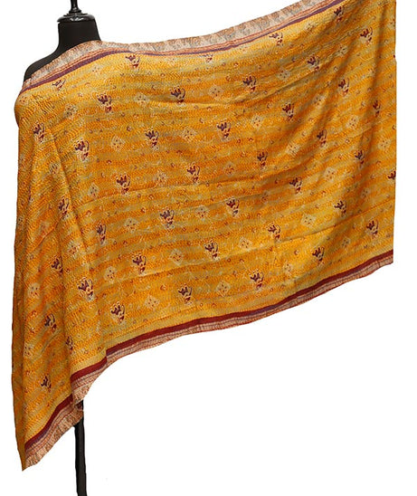 Silk Needle Work Dupatta D#2-05
