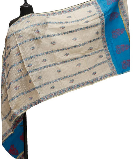 Silk Needle Work Dupatta D#4-2