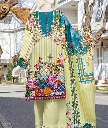 Silk Shore Digital Lawn Dupatta`22 D#11
