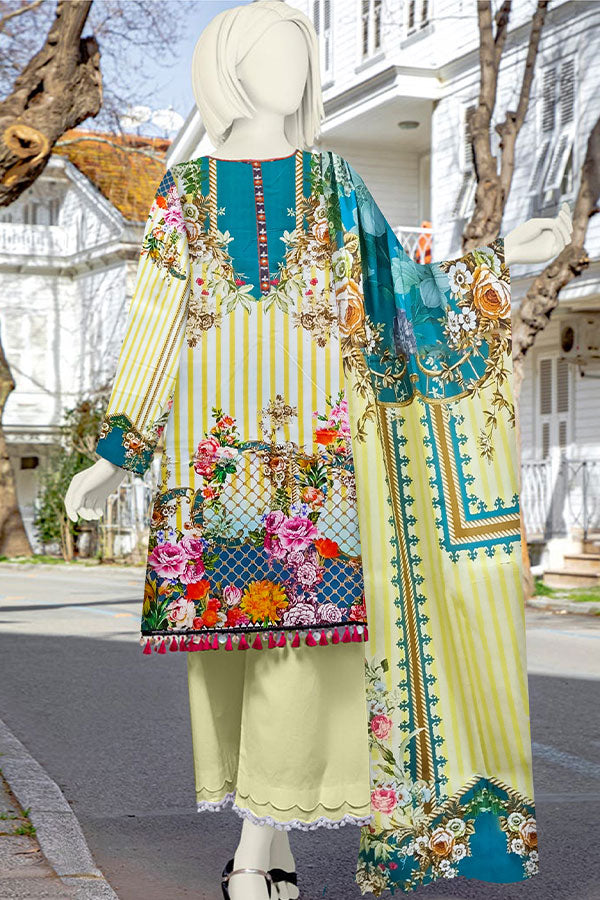 Silk Shore Digital Lawn Dupatta`22 D#11